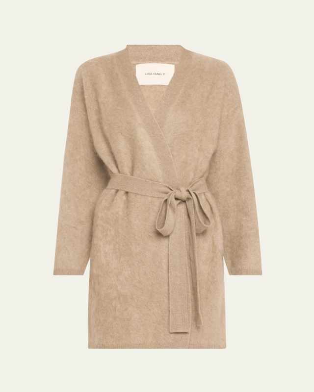 The Amina Cashmere Cardigan Coat